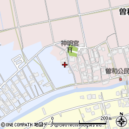 新潟県新潟市西区曽和171周辺の地図