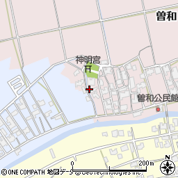 新潟県新潟市西区曽和179周辺の地図
