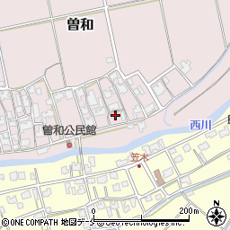 新潟県新潟市西区曽和96周辺の地図