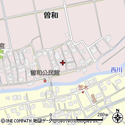 新潟県新潟市西区曽和99周辺の地図