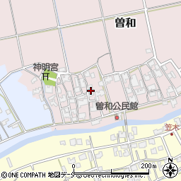 新潟県新潟市西区曽和132周辺の地図