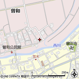 新潟県新潟市西区曽和44周辺の地図