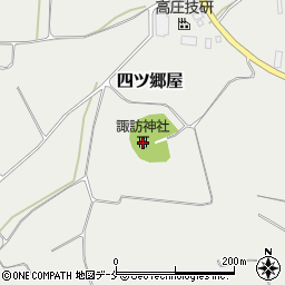 諏訪神社周辺の地図