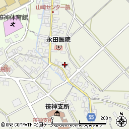 新潟県阿賀野市山崎350周辺の地図