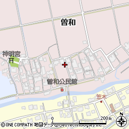新潟県新潟市西区曽和124周辺の地図