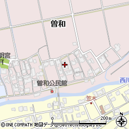 新潟県新潟市西区曽和106周辺の地図