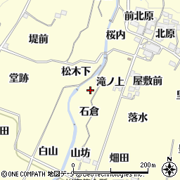 福島県福島市飯坂町湯野滝ノ上周辺の地図