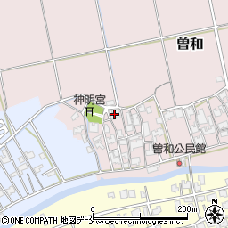 新潟県新潟市西区曽和158周辺の地図