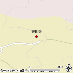 天樹寺周辺の地図