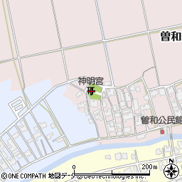 新潟県新潟市西区曽和182周辺の地図