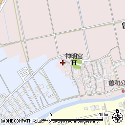 新潟県新潟市西区曽和54周辺の地図