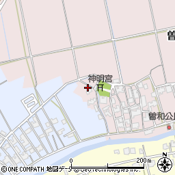 新潟県新潟市西区曽和172周辺の地図
