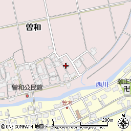 新潟県新潟市西区曽和46周辺の地図