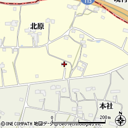 福島県相馬市椎木北原110-1周辺の地図