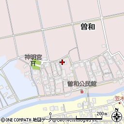 新潟県新潟市西区曽和135周辺の地図