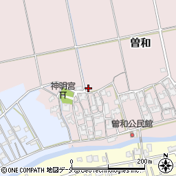 新潟県新潟市西区曽和69周辺の地図