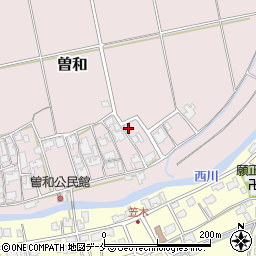新潟県新潟市西区曽和50周辺の地図