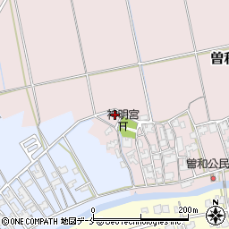 新潟県新潟市西区曽和62周辺の地図