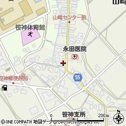 新潟県阿賀野市山崎303周辺の地図