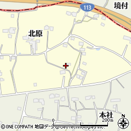 福島県相馬市椎木北原109周辺の地図