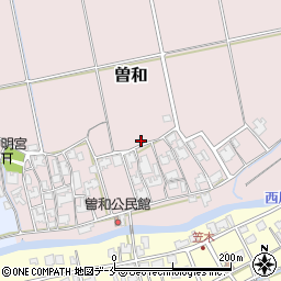 新潟県新潟市西区曽和458周辺の地図
