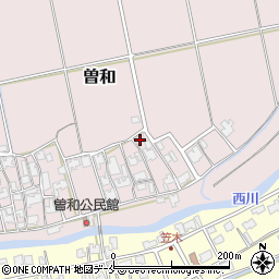新潟県新潟市西区曽和28周辺の地図