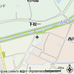 福島県伊達市保原町中瀬下松一周辺の地図