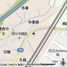 飯坂桑折線周辺の地図