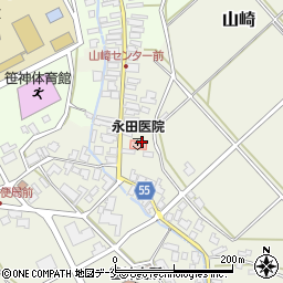 新潟県阿賀野市山崎340周辺の地図