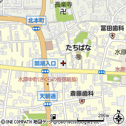 第四北越銀行水原支店周辺の地図