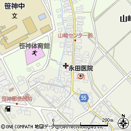 新潟県阿賀野市山崎308周辺の地図