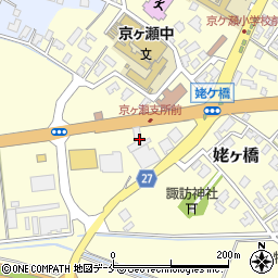 ＪＡ新潟かがやき　京ヶ瀬支店周辺の地図