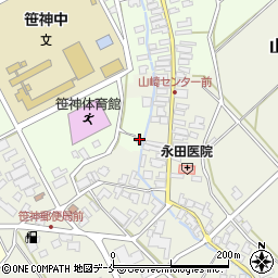 新潟県阿賀野市笹岡301周辺の地図