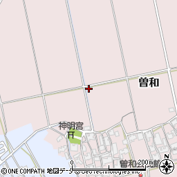 新潟県新潟市西区曽和606周辺の地図