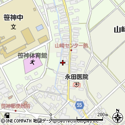 新潟県阿賀野市山崎310周辺の地図