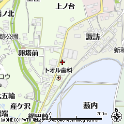 福島県伊達郡桑折町万正寺道東2周辺の地図