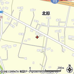 福島県相馬市椎木北原23周辺の地図