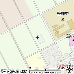 新潟県阿賀野市笹岡90周辺の地図