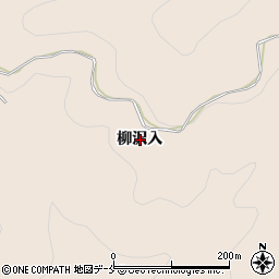 福島県桑折町（伊達郡）松原（柳沢入）周辺の地図