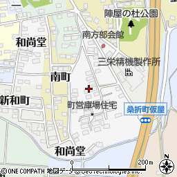 福島県伊達郡桑折町庫場周辺の地図