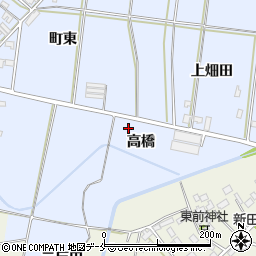 福島県伊達市梁川町柳田（高橋）周辺の地図