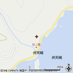 新潟県佐渡市杉野浦72周辺の地図