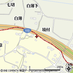 福島県相馬市椎木北原191-1周辺の地図