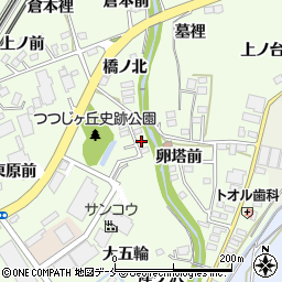 福島県伊達郡桑折町万正寺天神川原10-10周辺の地図