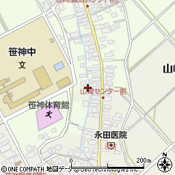 新潟県阿賀野市山崎318周辺の地図