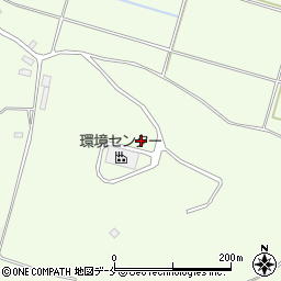 阿賀野市　環境センター周辺の地図