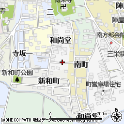 福島県伊達郡桑折町和尚堂周辺の地図