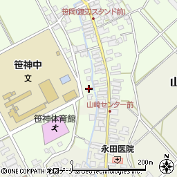 新潟県阿賀野市笹岡394-2周辺の地図