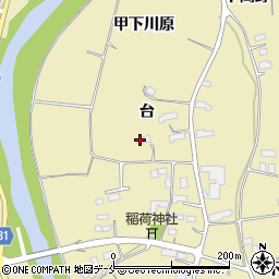 福島県伊達市梁川町大関台35周辺の地図