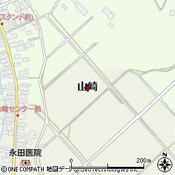 新潟県阿賀野市山崎周辺の地図